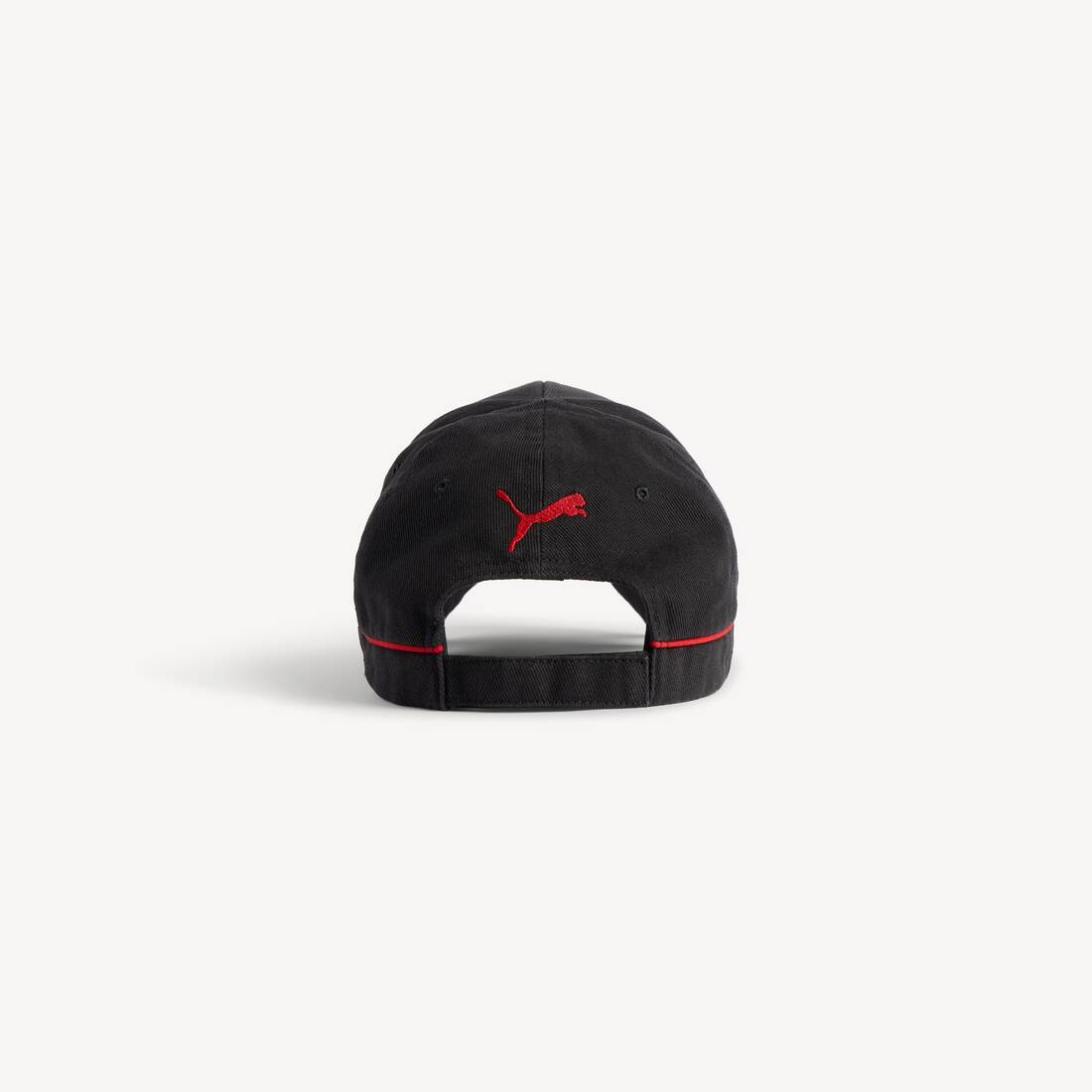 Balenciaga I Puma Cap in Black/red | Balenciaga Croatia EN - Image 3