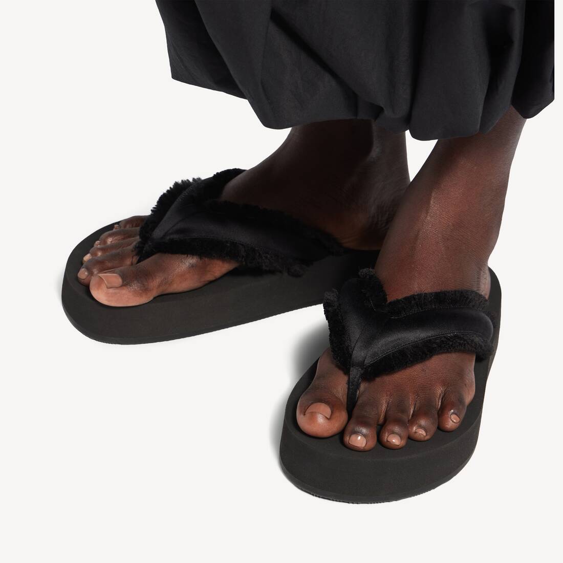 Chancla Jet Lag para Mujer en Negro | Balenciaga Espa&ntilde;a ES - Image 6