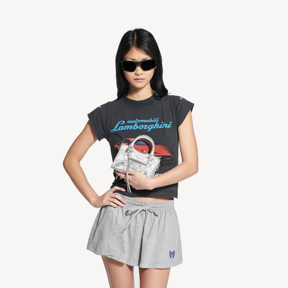 여성 르 시티 백 나노  실버 | 발렌시아가 대한민국 KO - Image 8