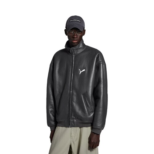 veste en cuir balenciaga | puma