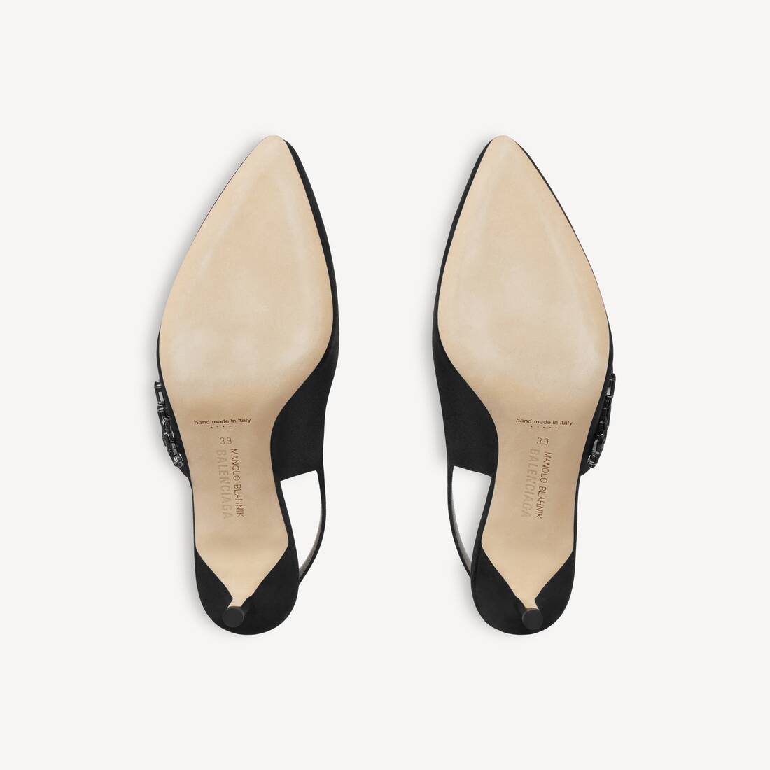Balenciaga | Manolo Blahnik Zapato Tal&oacute;n Abierto para Mujer en Negro | Balenciaga Espa&ntilde;a ES - Image 5