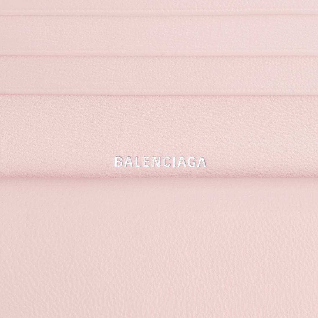 Women's Cash 2.0 Flap Coin And Card Holder in Suede Pink | Balenciaga Japan EN - Image 4