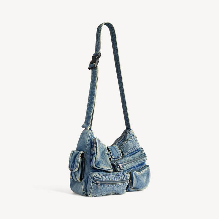 Bolso Messenger Superbusy para Hombre en Azul Vintage - Hombre | Balenciaga Espa&ntilde;a ES - Image 2