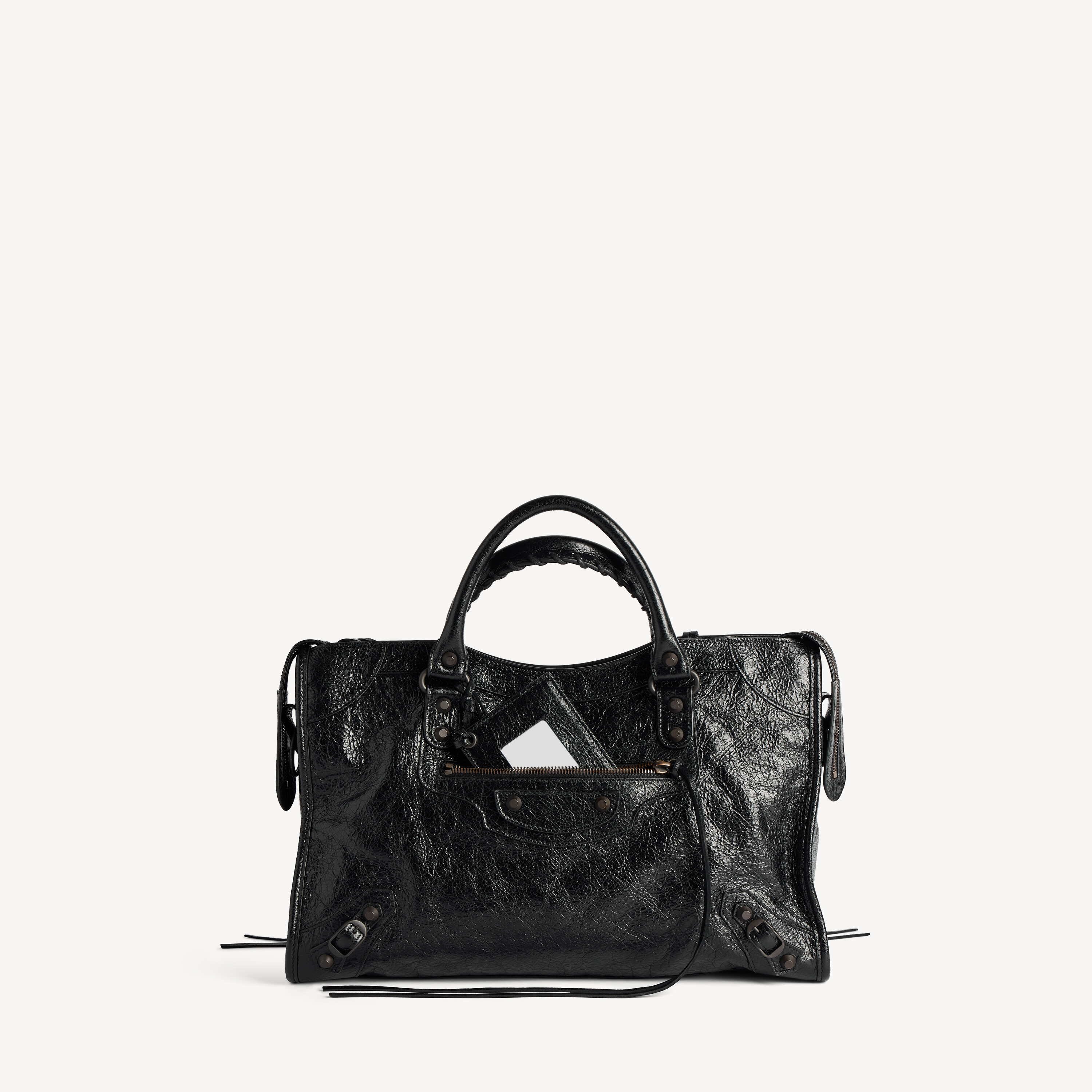 Women's Le City Bag Medium in Light Espresso | Balenciaga TH