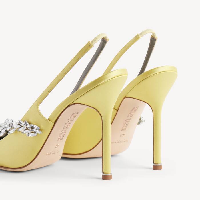 Balenciaga | Manolo Blahnik Slingback f&uuml;r Damen in Limette - Damen | Balenciaga Deutschland DE - Image 3