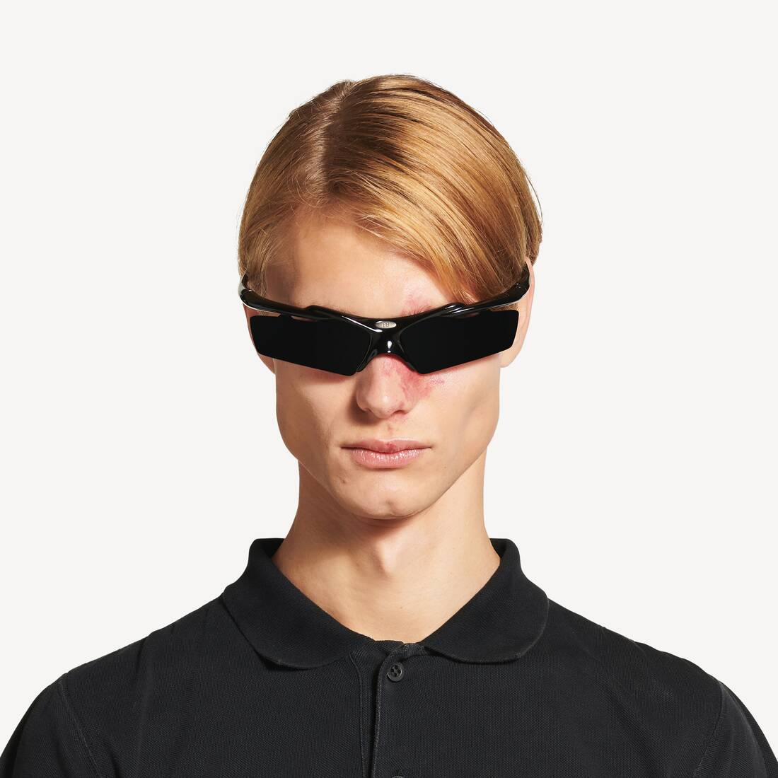 Gafas De Sol Turbo Rectangle  in Negro | Balenciaga Estados Unidos ES - Image 6