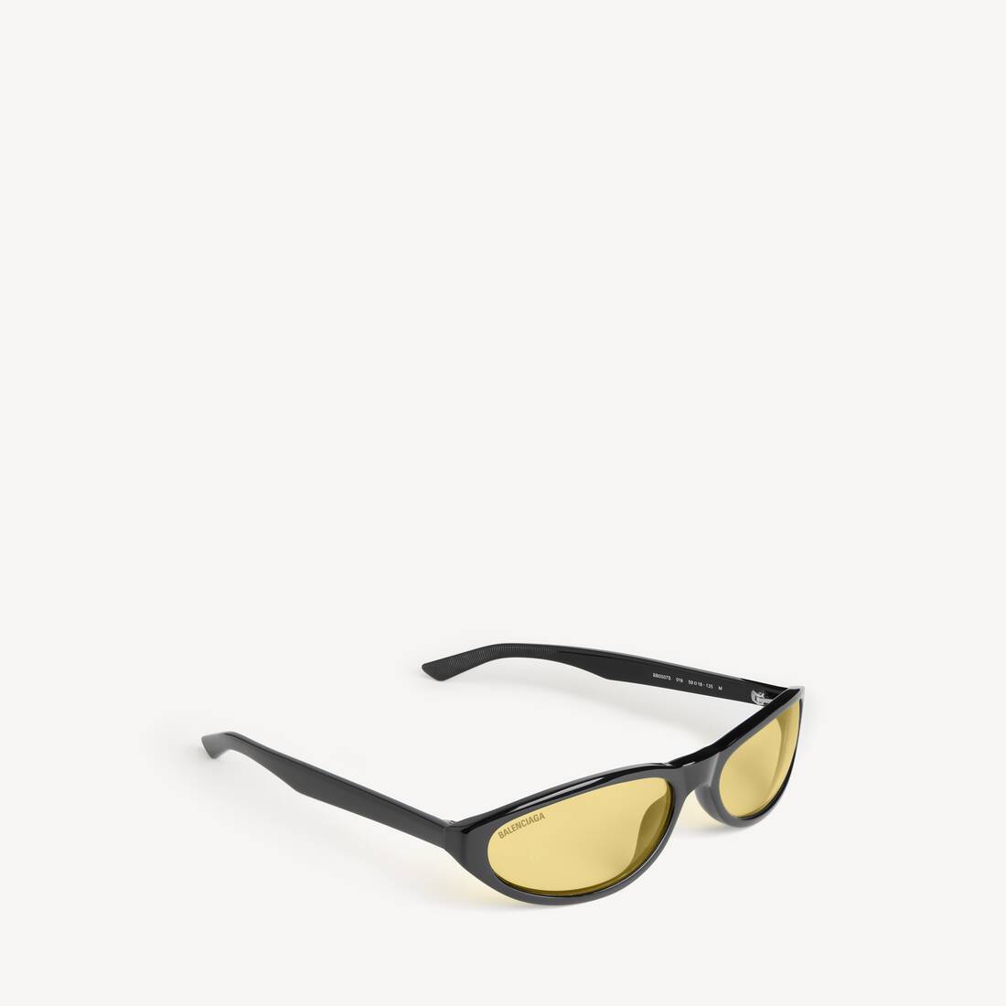Neo Focus Brille in Schwarz/gelb | Balenciaga Deutschland DE - Image 4