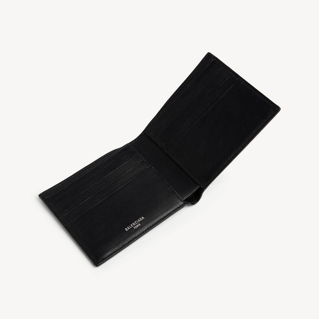 Men's Cash Square Folded Wallet in Black/multicolor | Balenciaga Netherlands EN - Image 3