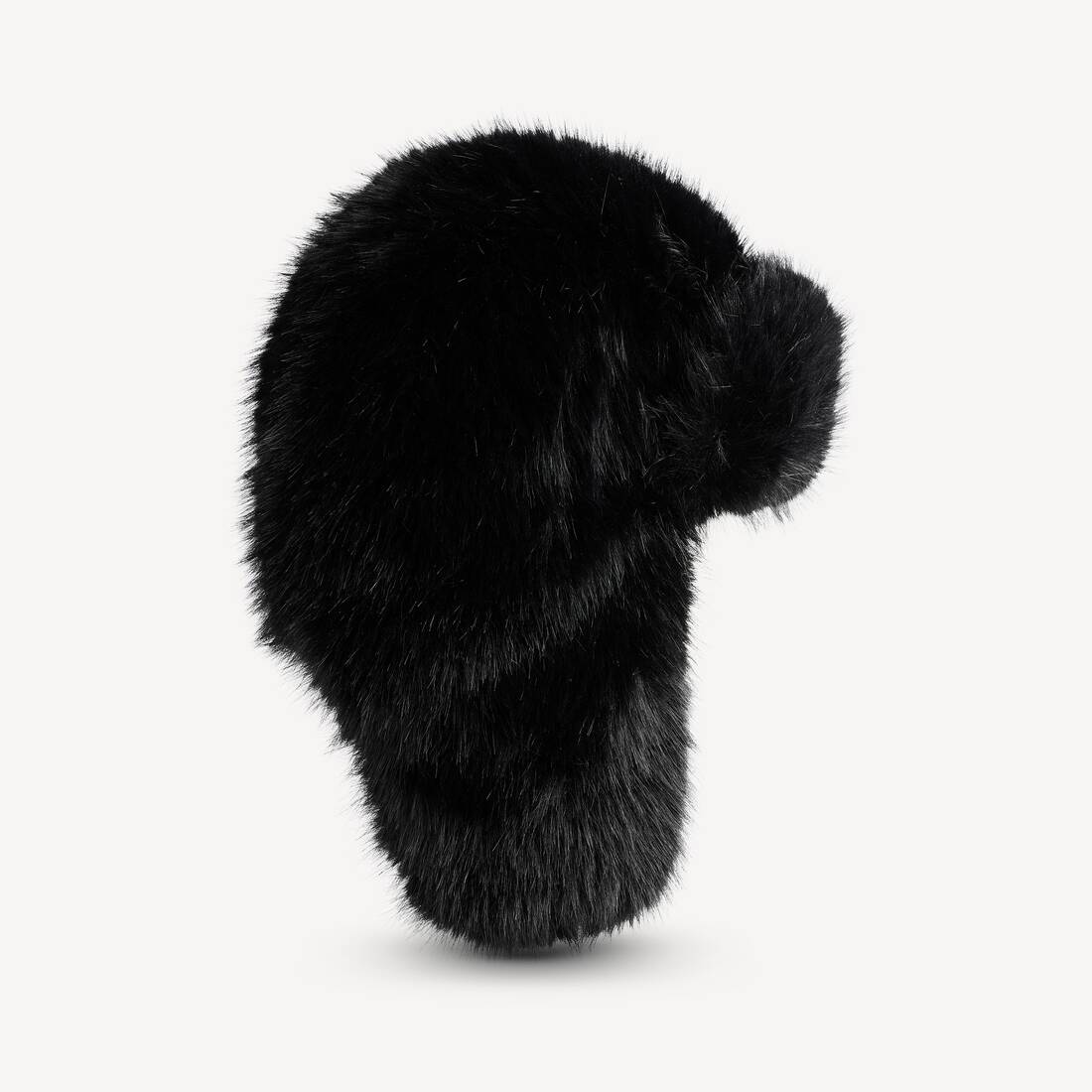 Women's Trapper Hat in Black | Balenciaga Republic Of Korea EN - Image 2