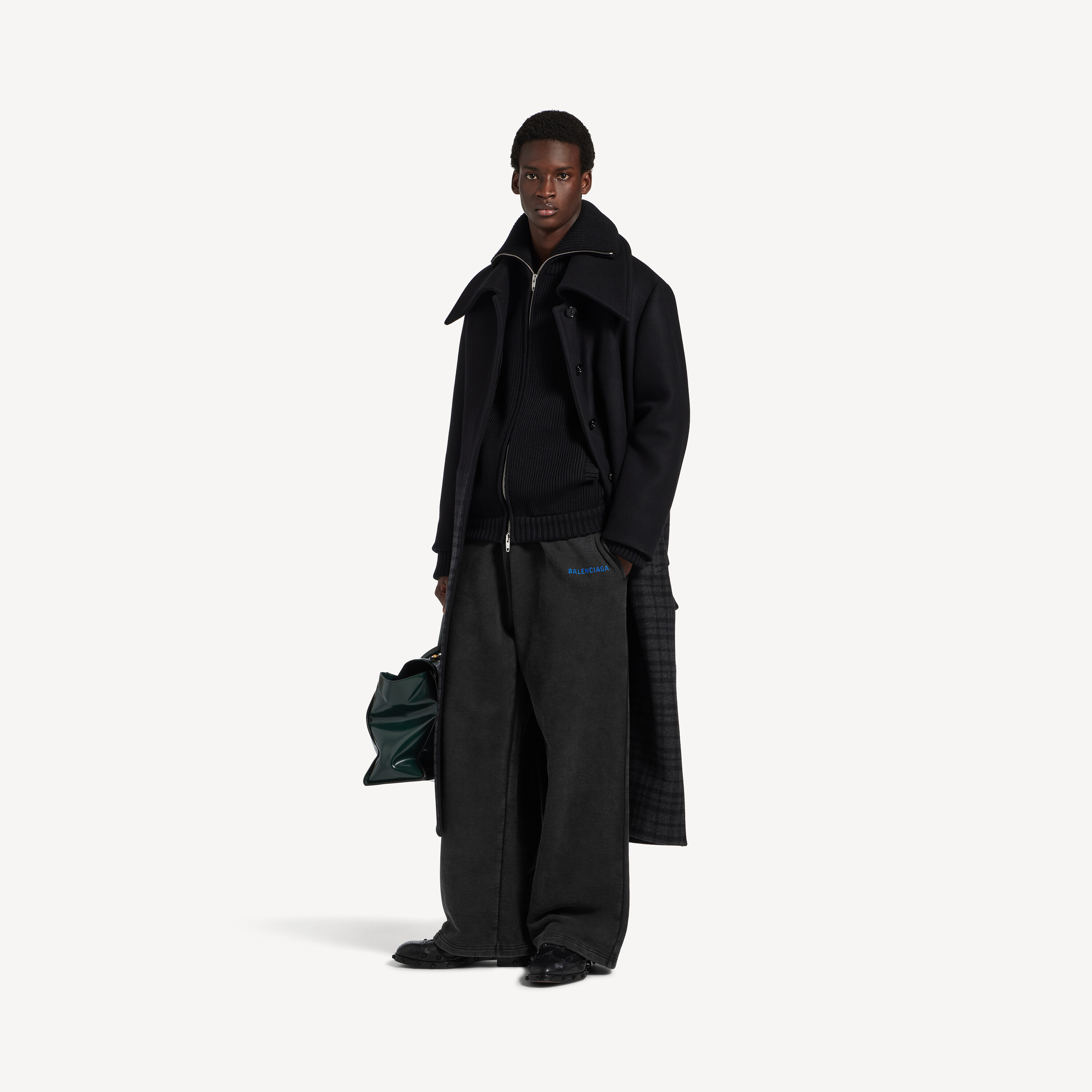 Balenciaga 발렌시아가 백 오버사이즈 배기 스웨트팬츠