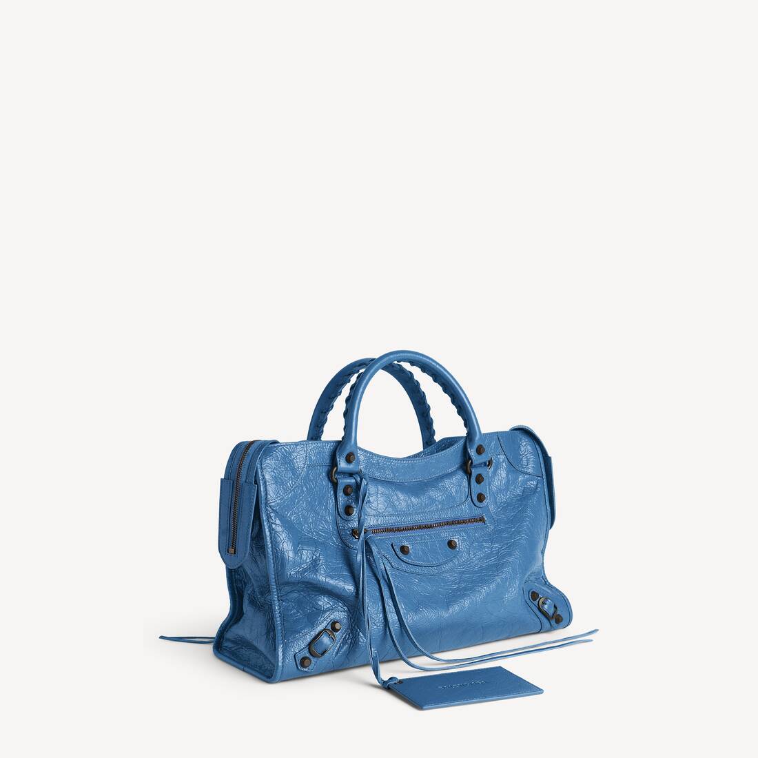 Women's Le City Bag Medium in Denim Blue | Balenciaga Austria EN - Image 2