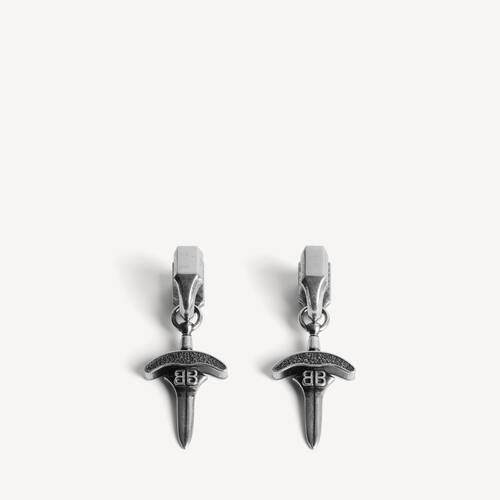 goth drop earrings