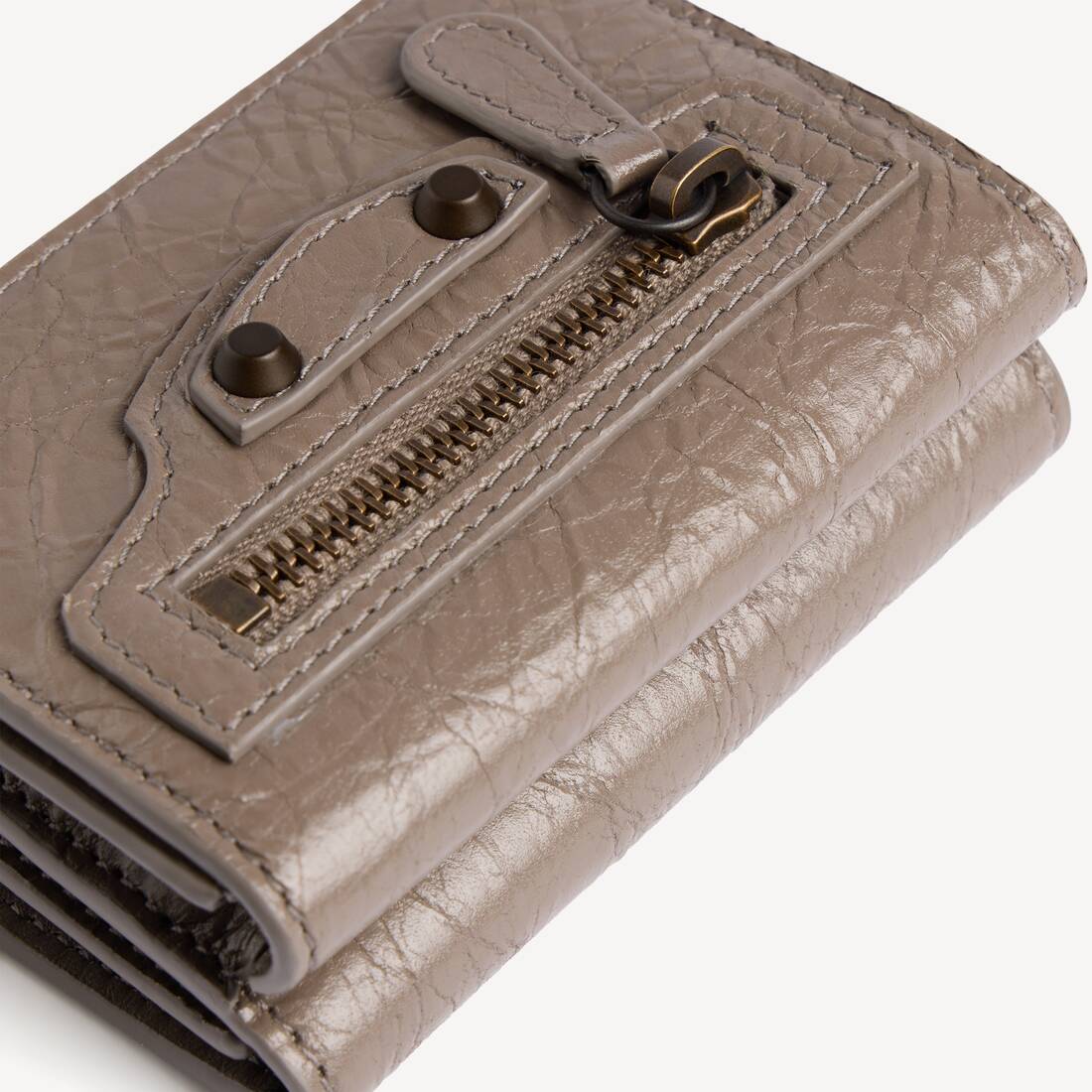 Women's Le City Mini Wallet in Dark Noix | Balenciaga United Arab Emirates EN - Image 5