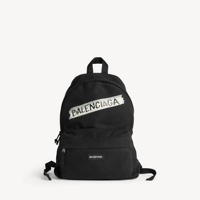 Men's Explorer Backpack in Black - Men | Balenciaga Canada EN - Image 1