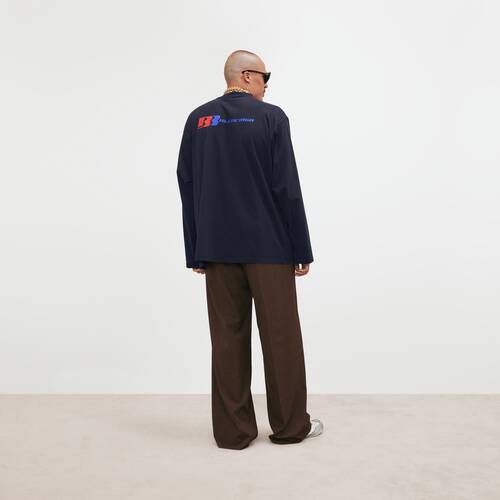 80s sport long sleeves oversized t-shirt