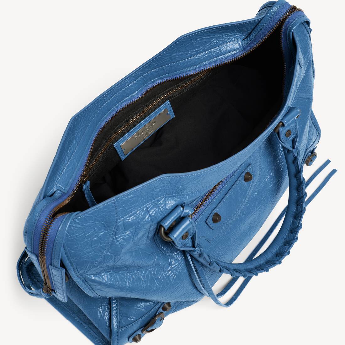Women's Le City Bag Medium in Denim Blue | Balenciaga Austria EN - Image 5