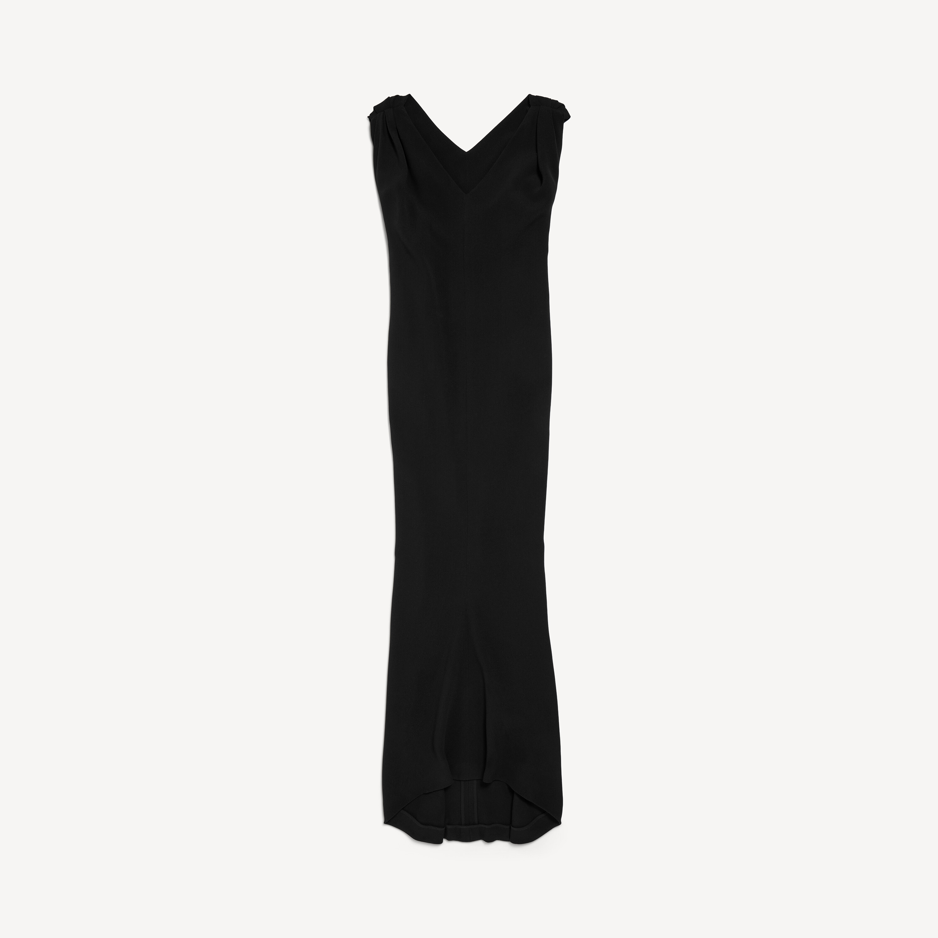 Women's Long Sack Dress in Black
