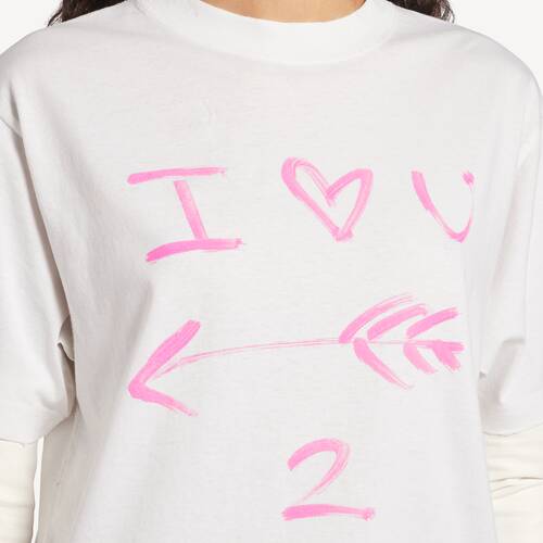 t-shirt i<3 u fit medium