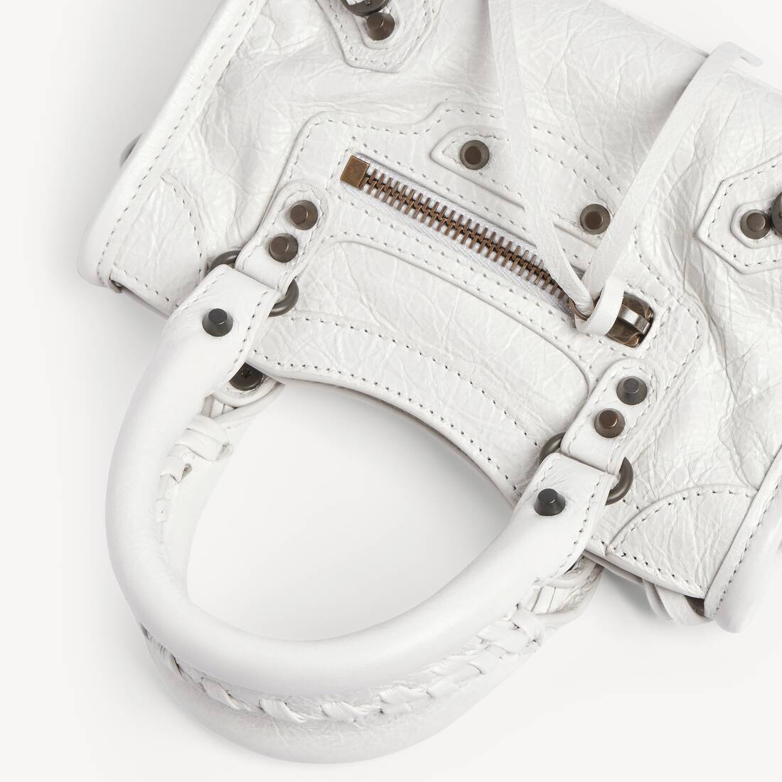 여성 르 시티 백 나노  화이트 | 발렌시아가 대한민국 KO - Image 6