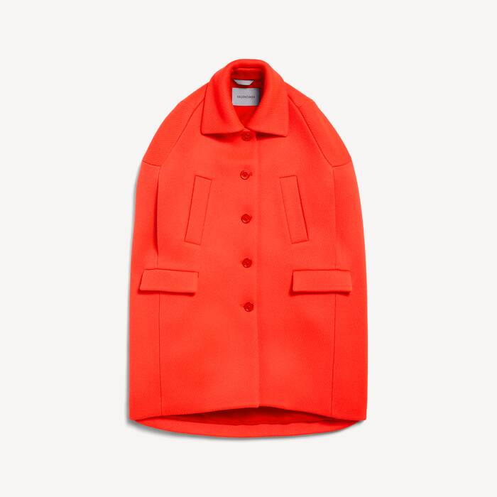 タンジェリン の ウィメンズ ケープコート - ウィメンズ | Balenciaga 日本 JA - Image 2