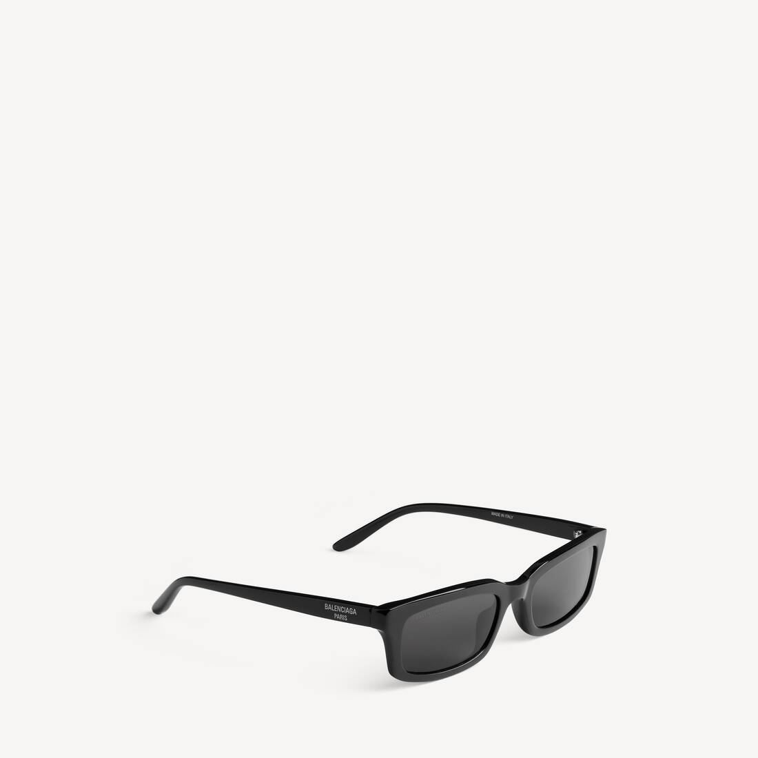 Daily Rectangle Sunglasses in Black | Balenciaga Netherlands EN - Image 3