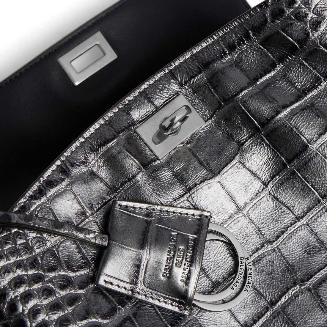 Women's Rodeo Handbag Mini in Gun Metal | Balenciaga US