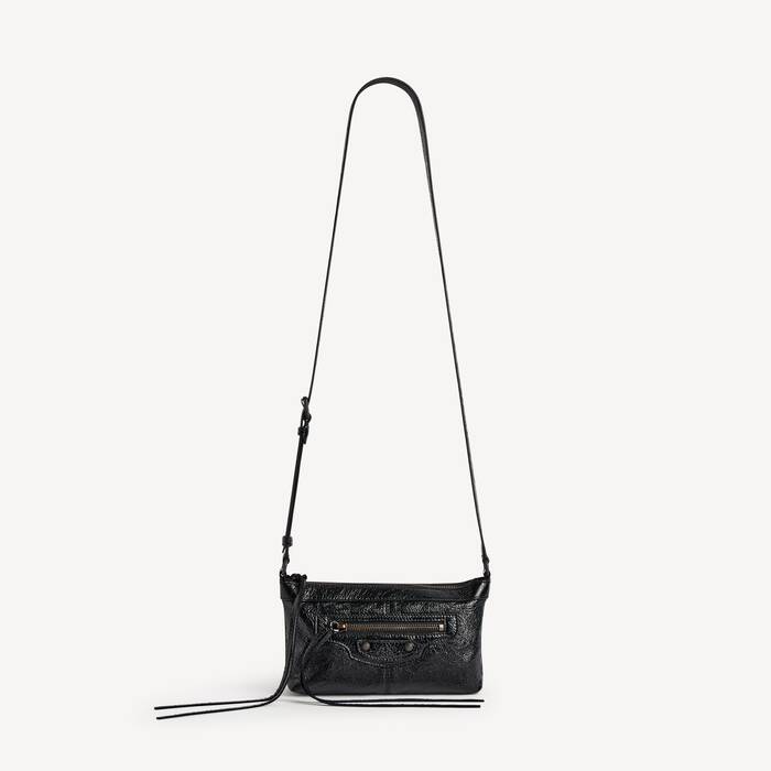 Men's Le City Phone Pouch in Black - Men | Balenciaga Canada EN - Image 1