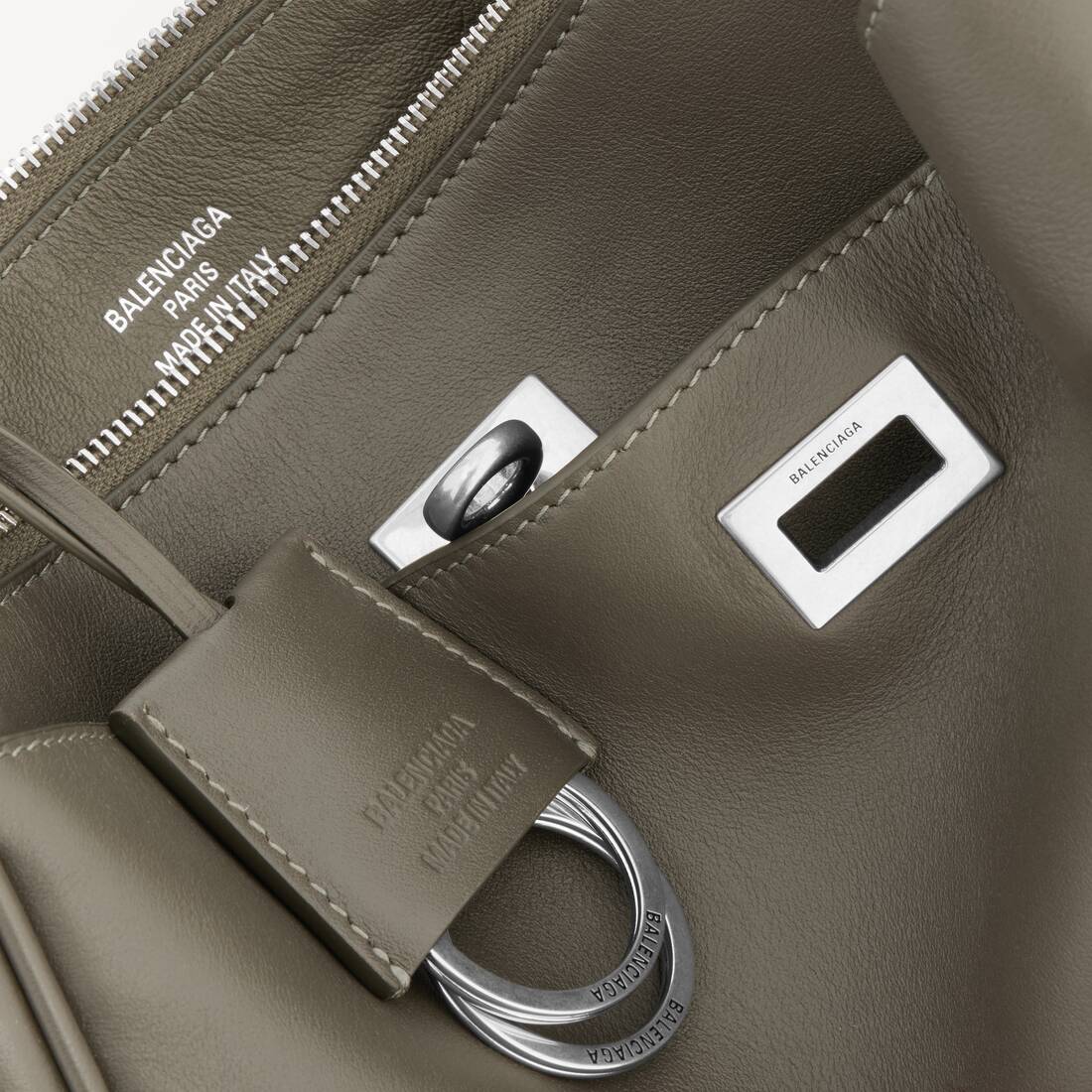 Women's Rodeo Sling Pochette in Khaki | Balenciaga Italy EN - Image 5