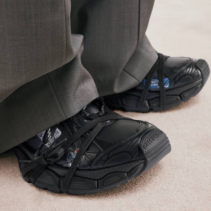 Men's 3xl Stickers Sneaker in Black/multicolor - Men | Balenciaga Estonia EN - Image 3