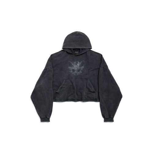 kittycat cropped hoodie