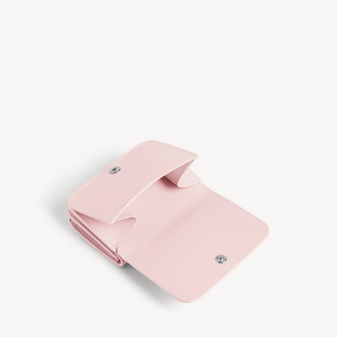 Women's Cash 2.0 Mini Wallet in Suede Pink | Balenciaga Saudi Arabia EN - Image 4