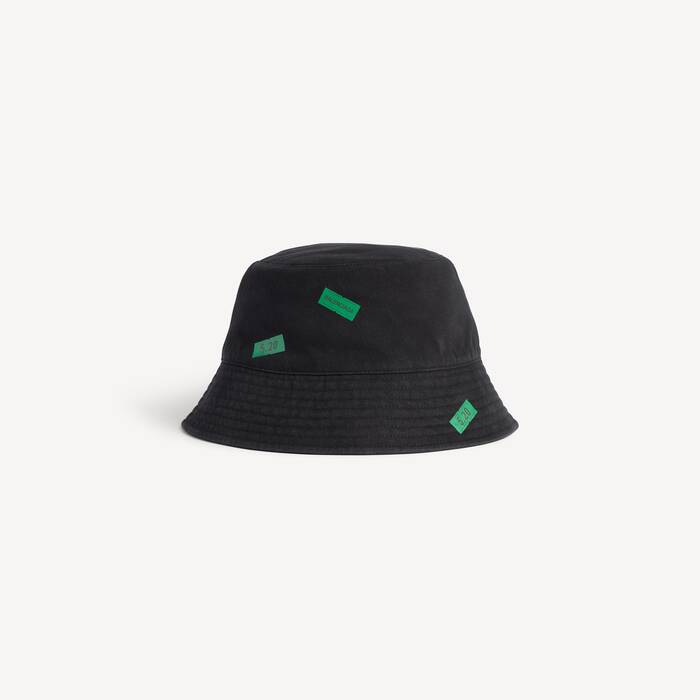 520 Stickers Bucket Hat f&uuml;r Damen in Schwarz - Damen | Balenciaga Deutschland DE - Image 2