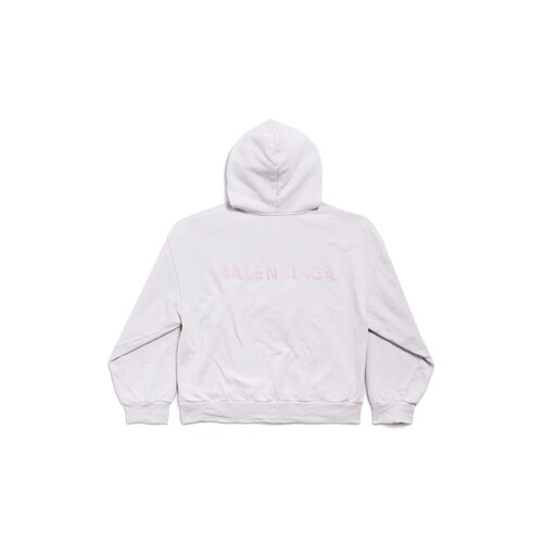 balenciaga back zip-up hoodie regular fit