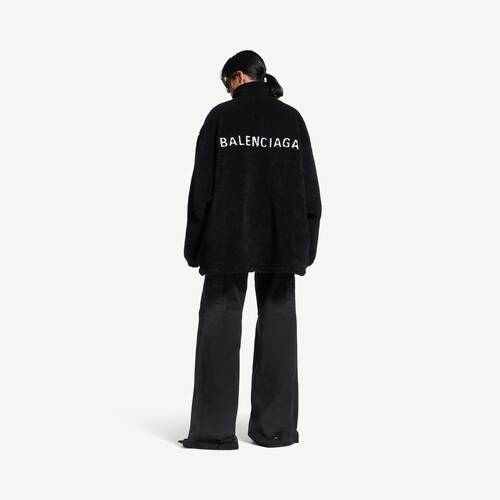 balenciaga back zip-up jacket