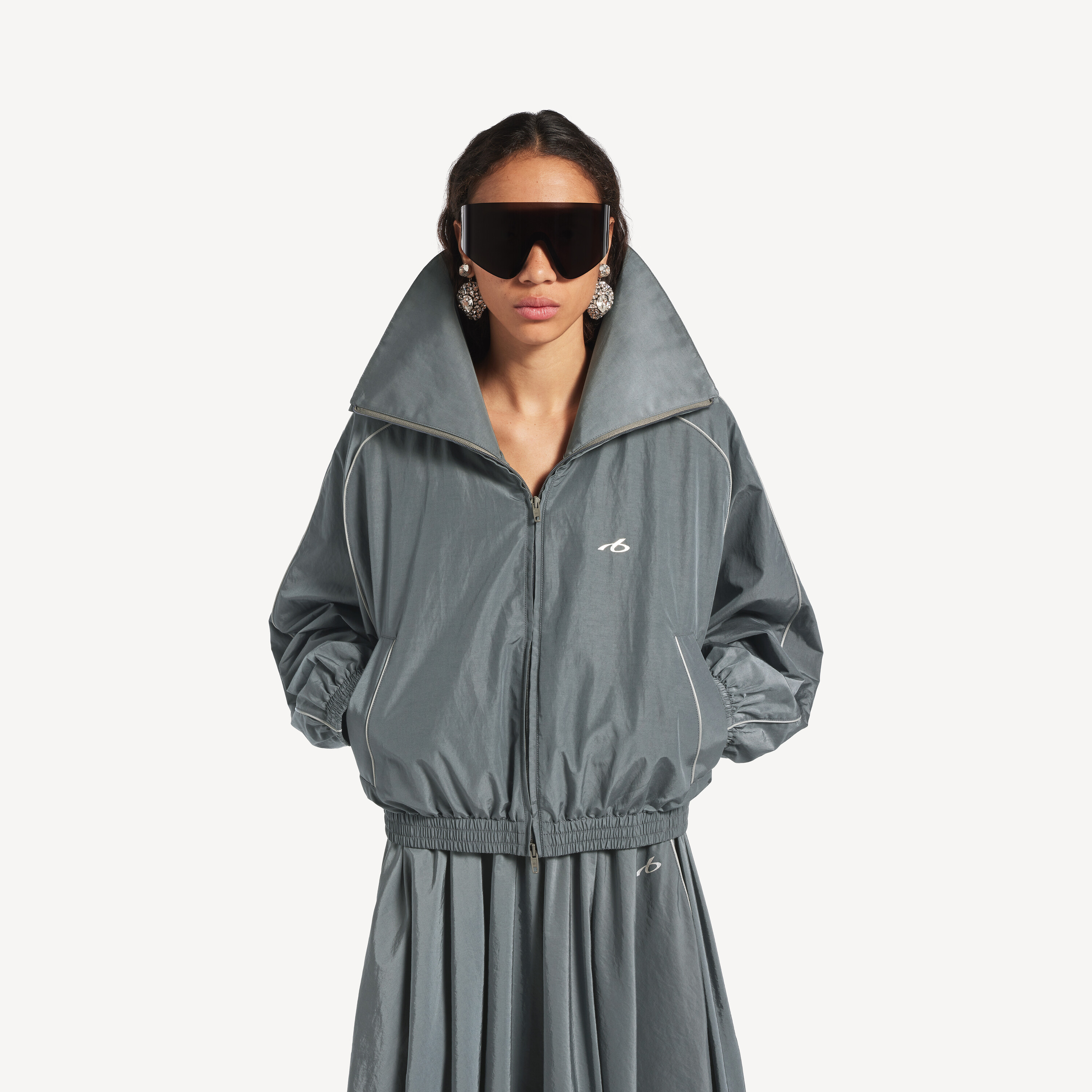 Balenciaga veste de survêtement à col montant bodies