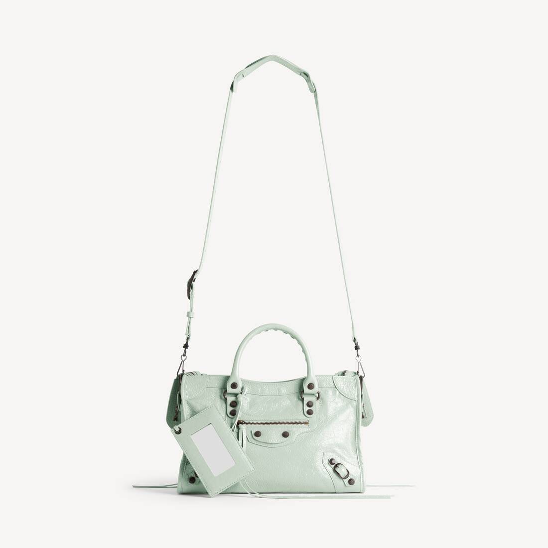 Women's Le City Bag Small in Mineral Green | Balenciaga Norway EN - Image 4