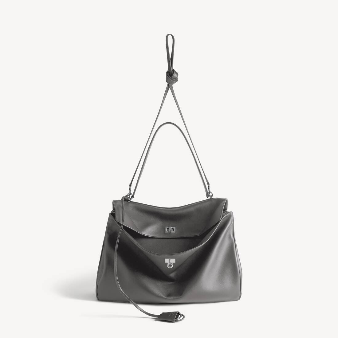 Rodeo Handbag Large in Grey | Balenciaga Italy EN - Image 4