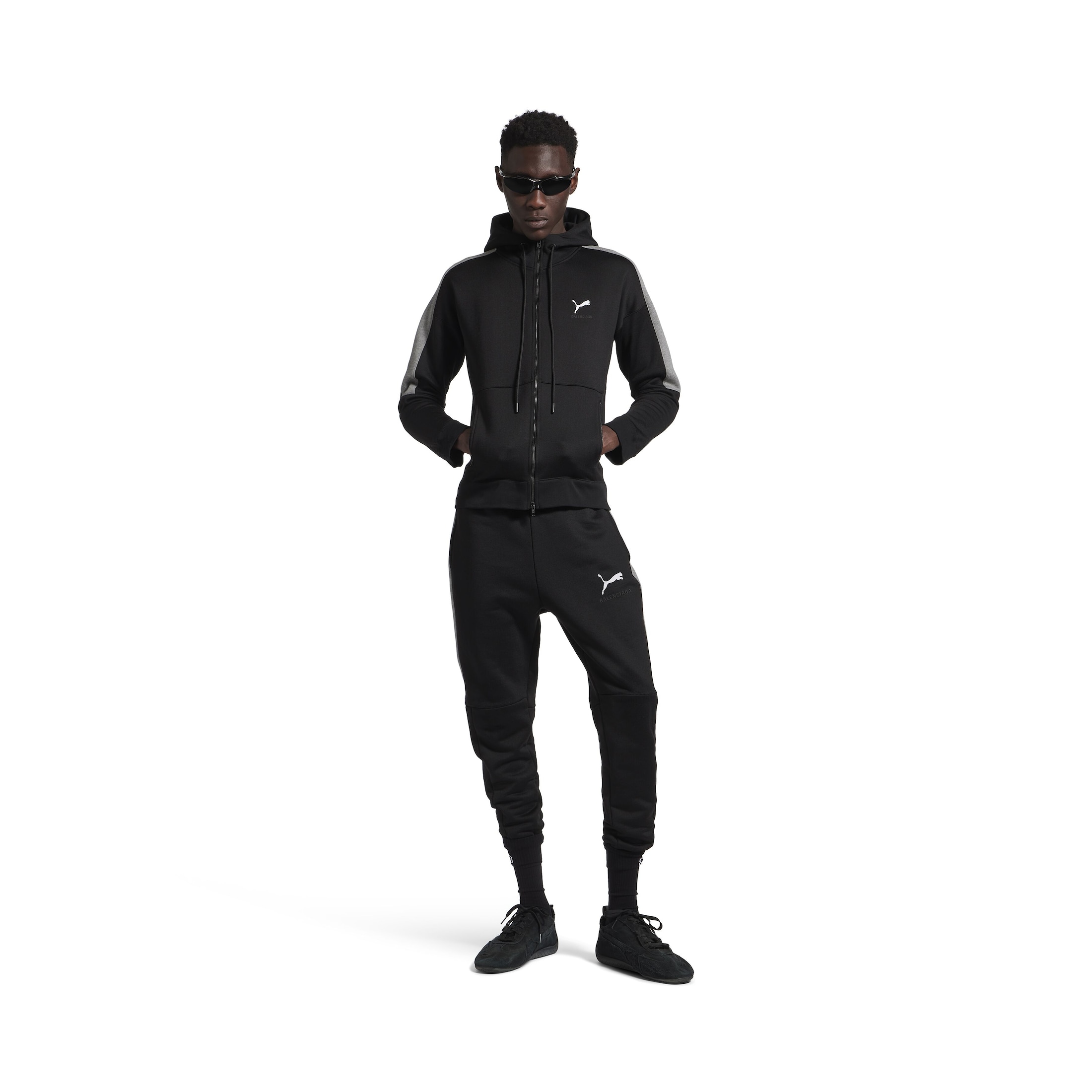 balenciaga i puma fitted tracksuit pants