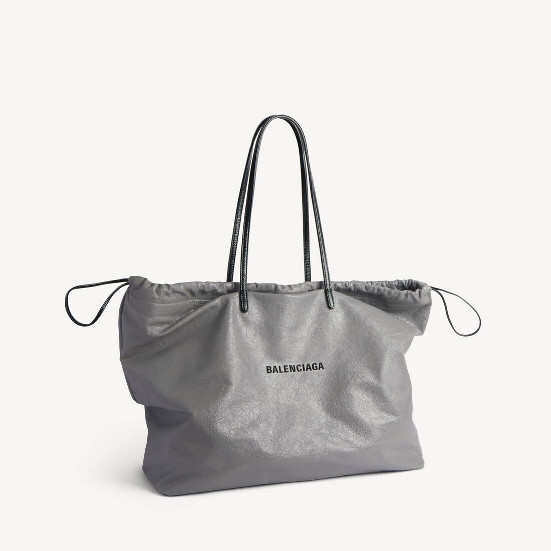 Men's Shopper Dustbag Tote Bag Large in Balenciaga Grey | Balenciaga United Kingdom EN - Image 2