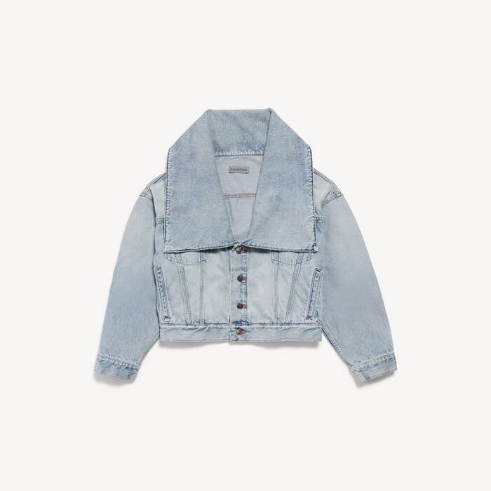 standing collar boxy jacket
