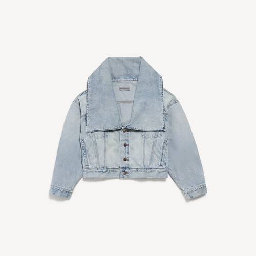 standing collar boxy jacket