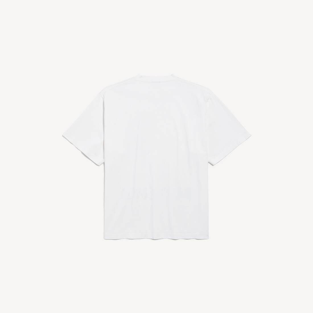 Men's The Window Medium Fit T-shirt in White | Balenciaga Kuwait EN - Image 2