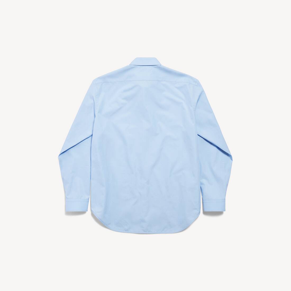 Men's Standard Shirt in Baby Blue | Balenciaga France EN - Image 2
