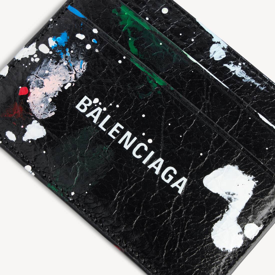 Cash Kartenhalter f&uuml;r Herren in Schwarz/ Mehrfarbig | Balenciaga Deutschland DE - Image 4