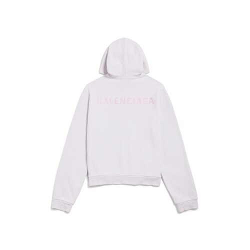 balenciaga back zip-up hoodie regular fit