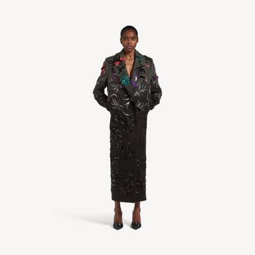 cappotto spotlight flowers maxi