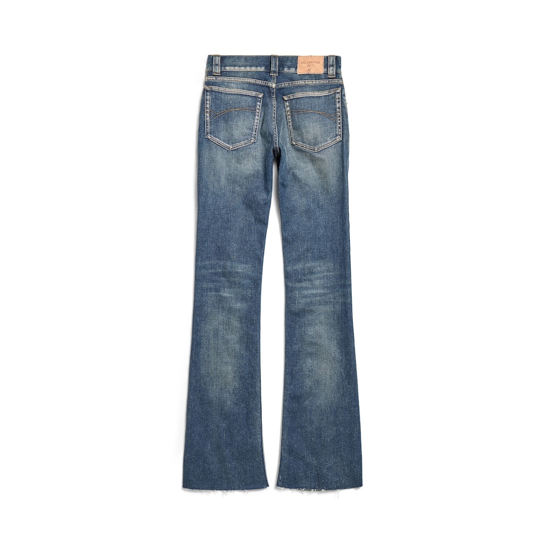 新作★BALENCIAGA★ スリムフィット BOOTCUT パンツ 838692TSWC3 ホワイト の ウィメンズ スリムフィット Bootcut パンツ