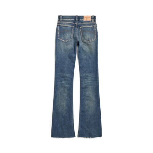 slim fit bootcut trousers