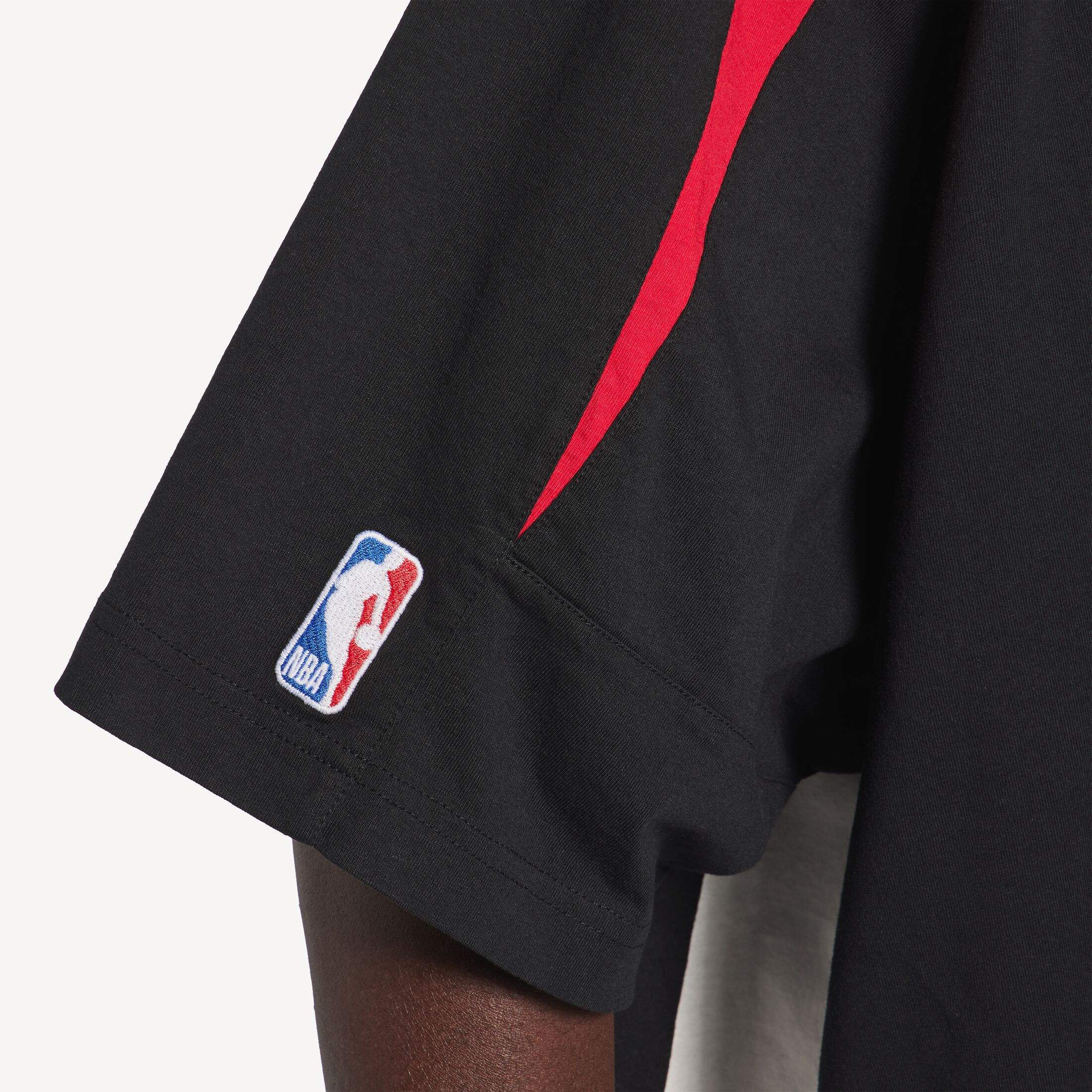 발렌시아가 남성 발렌시아가 | NBA 컬래버레이션 오버사이즈 티셔츠 (블랙/멀티컬러) 863852TTVW21060