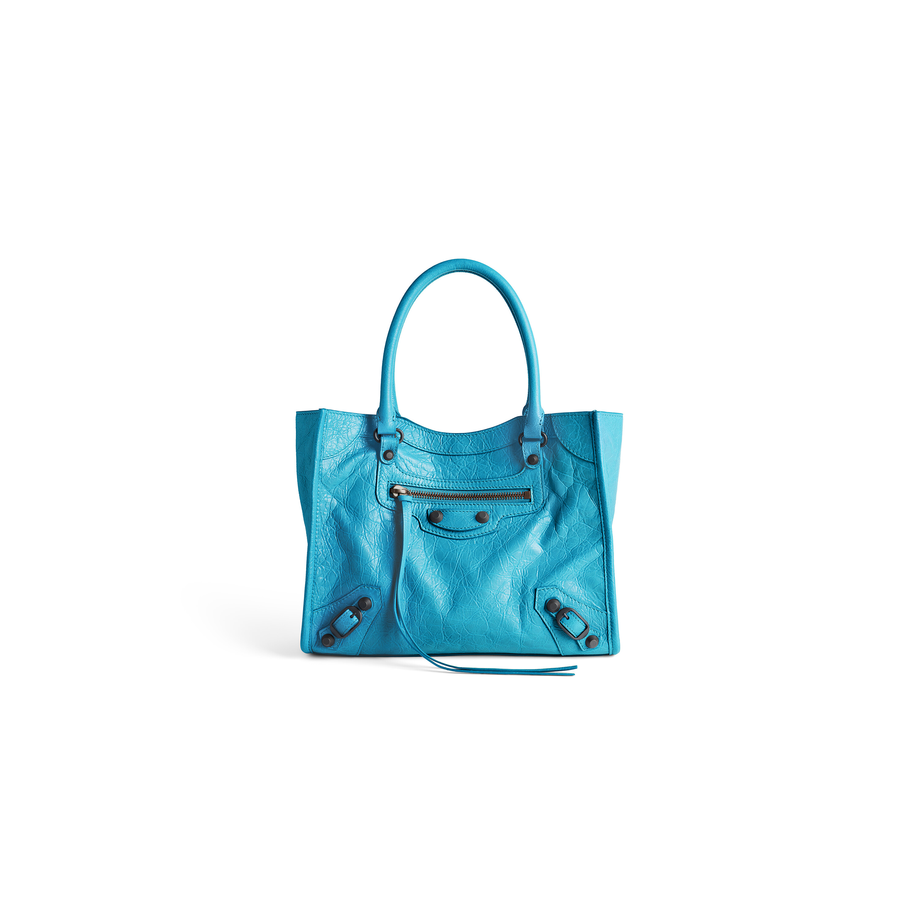 【超希少カラー】BALENCIAGA ザ・シティ Women's Le City Tote Bag Mini in Turquoise | Balenciaga JP